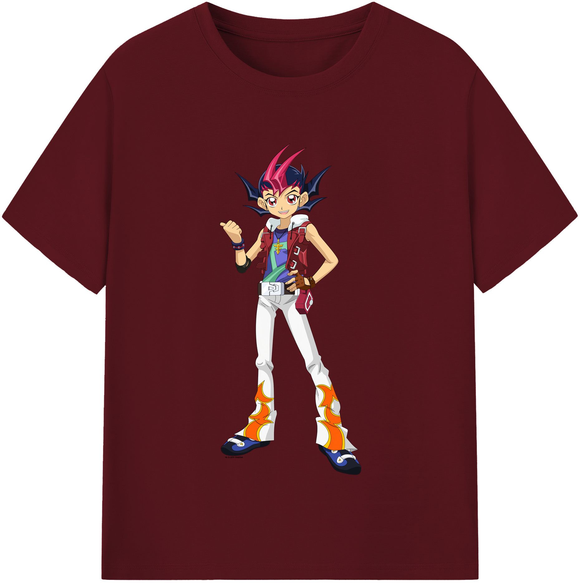 （画像用） 遊☆戯☆王 Yu-Gi-Oh! 綿100％半袖Tシャツ（フロントプリント）
